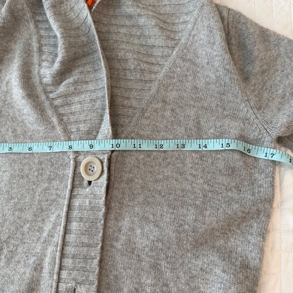 Juicy Couture Womens Gray Cashmere Cardigan Sweater Size S - Picture 9 of 11